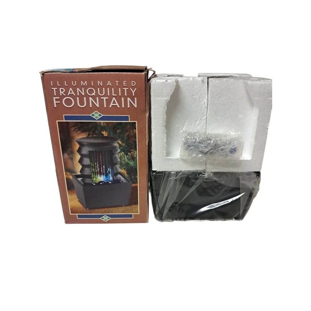 Illuminated Tranquility Fountain